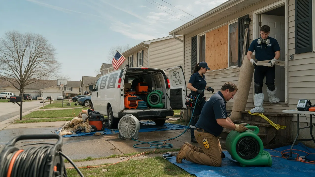 Water Damage Restoration in Glen Carbon, IL near me